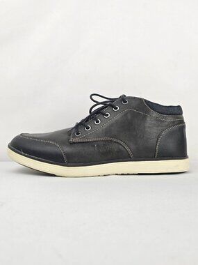 Goodfellow & Co Men’s Black High Top Casual Sneakers Lace Up Shoes Size 11